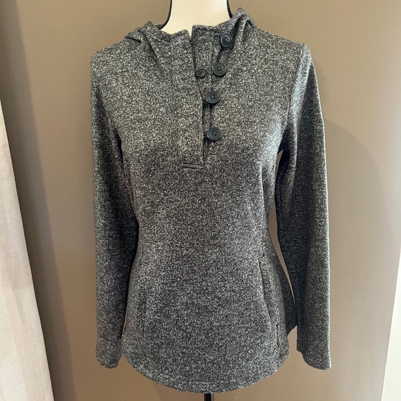 Columbia Women's Gray & White Pullover Hoodie, Size Medium - Picture 1 of 11